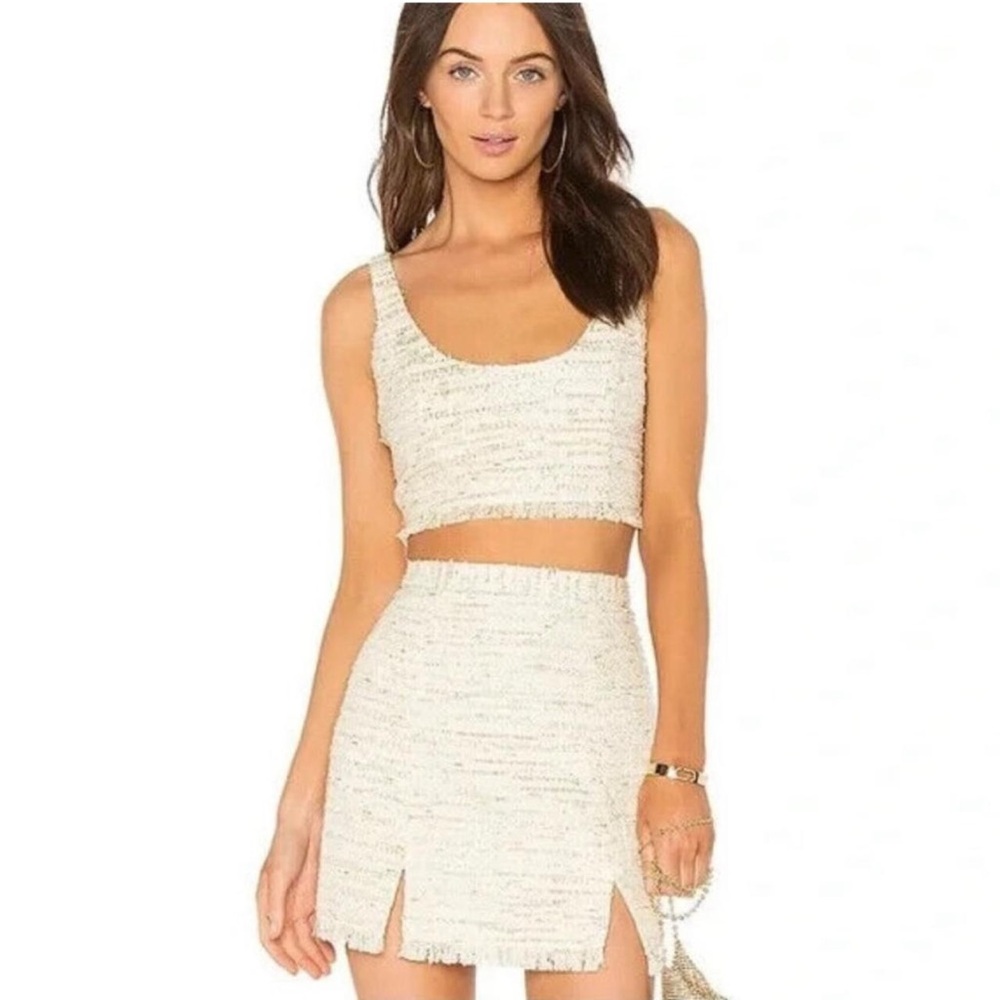 Elegant Cream Skirt and top
